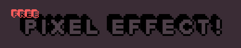 Free Pixel Effect!