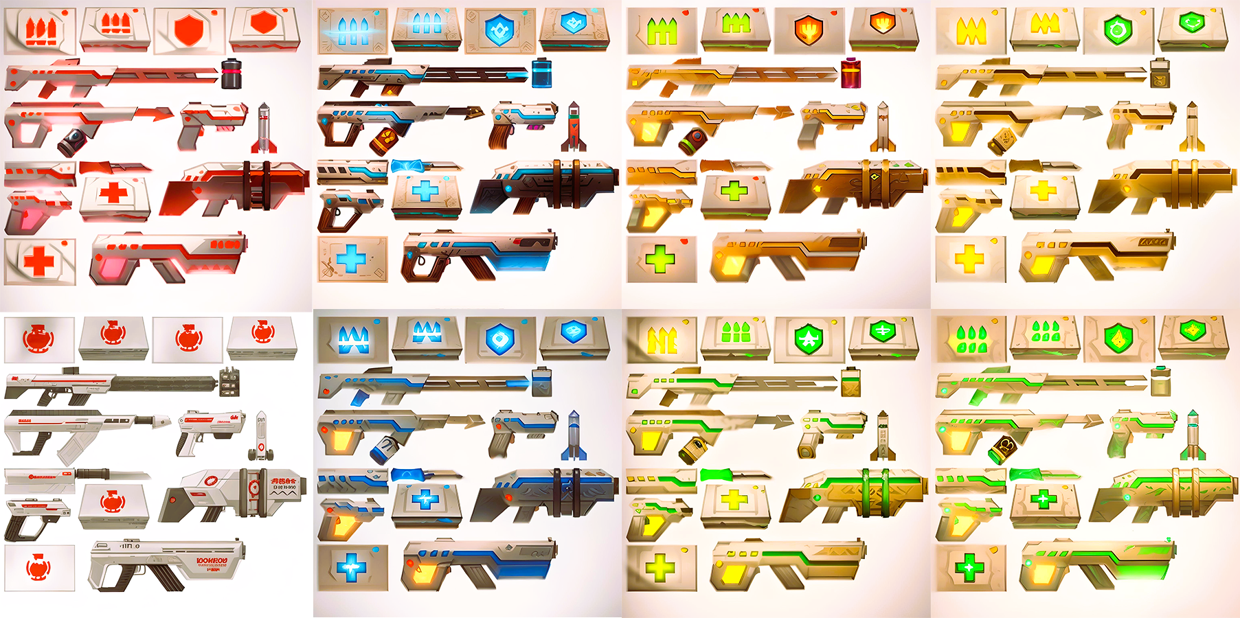 Sci-Fi Gun Packs. 9 Sci-Fi Gun Pack