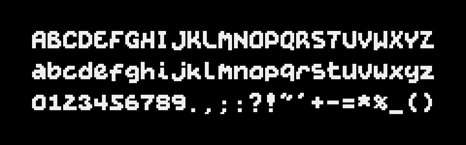 Pixel Font - AWESOME