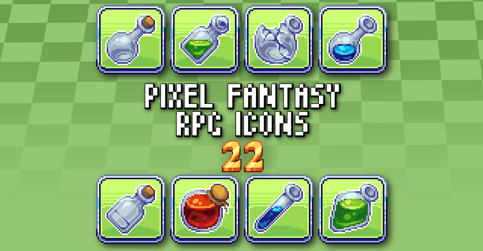 PIXEL FANTASY RPG ICONS - PACK 22