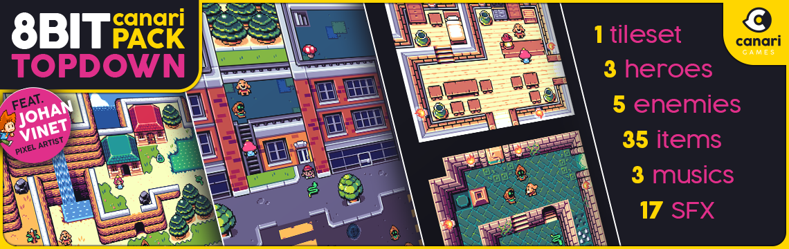 CanariPack 8BIT TopDown
