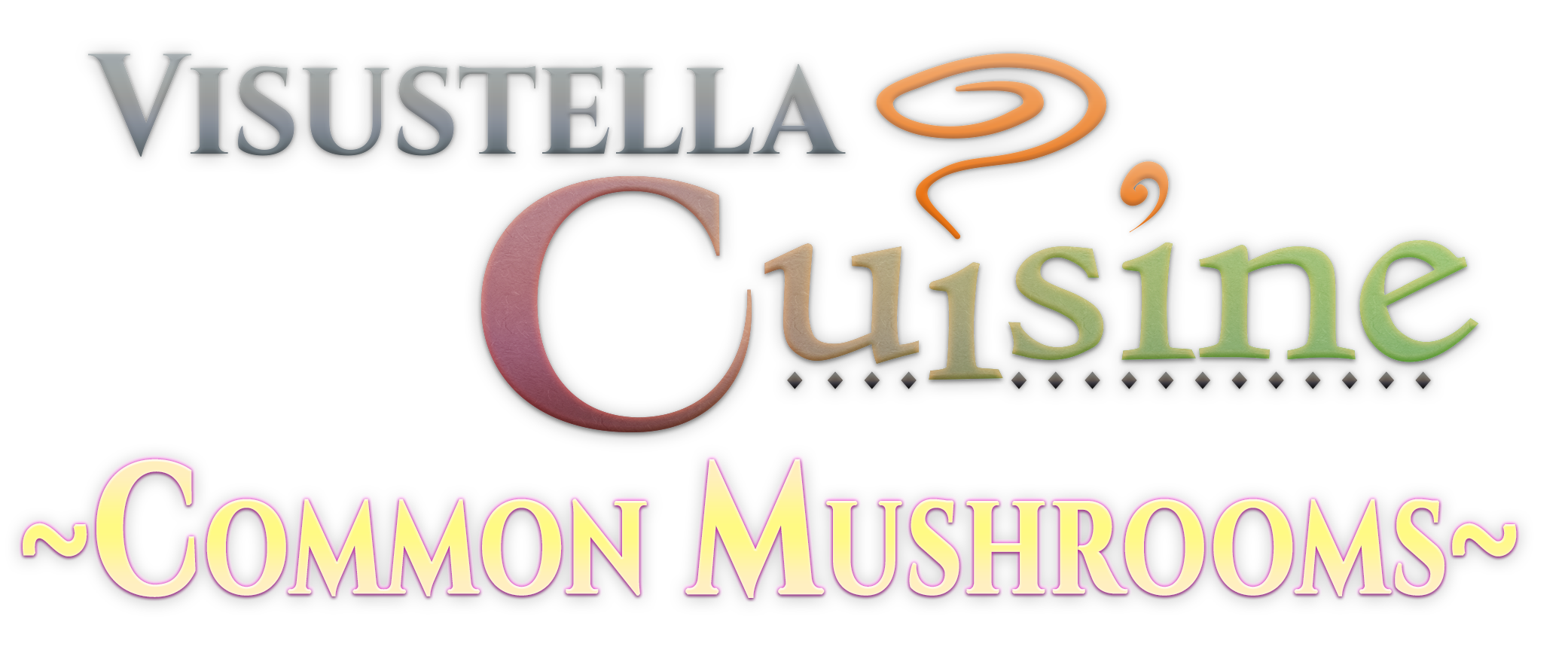 VisuStella Cuisine: Common Mushrooms