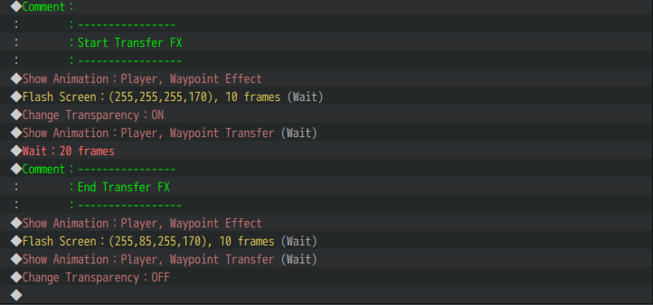 Transfer Common Event Transfer Common Event