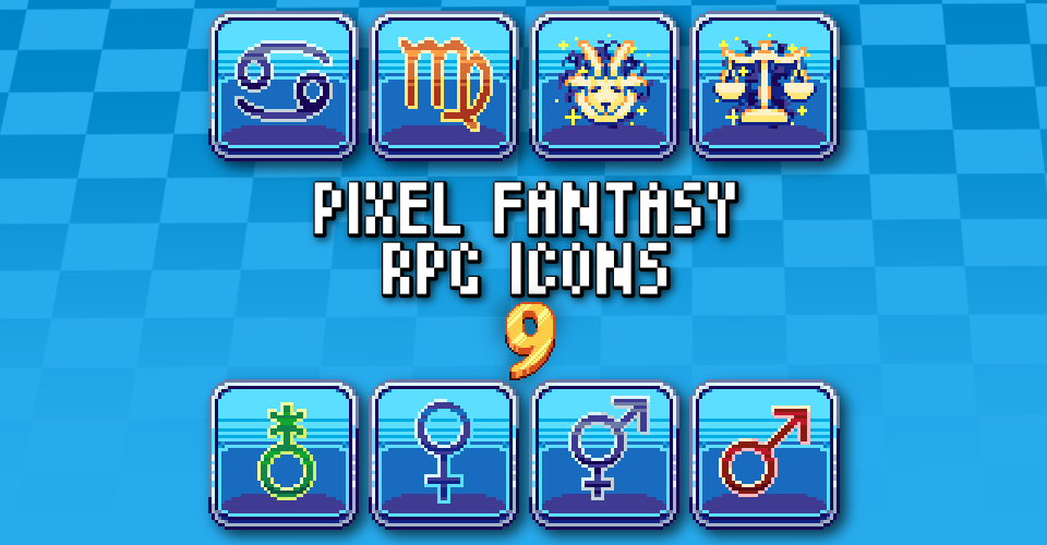 PIXEL FANTASY RPG ICONS - PACK 9