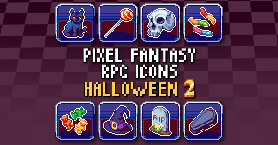 PIXEL FANTASY RPG ICONS - Halloween 2